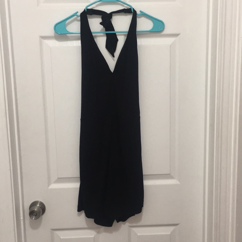 All black Bebe Romper